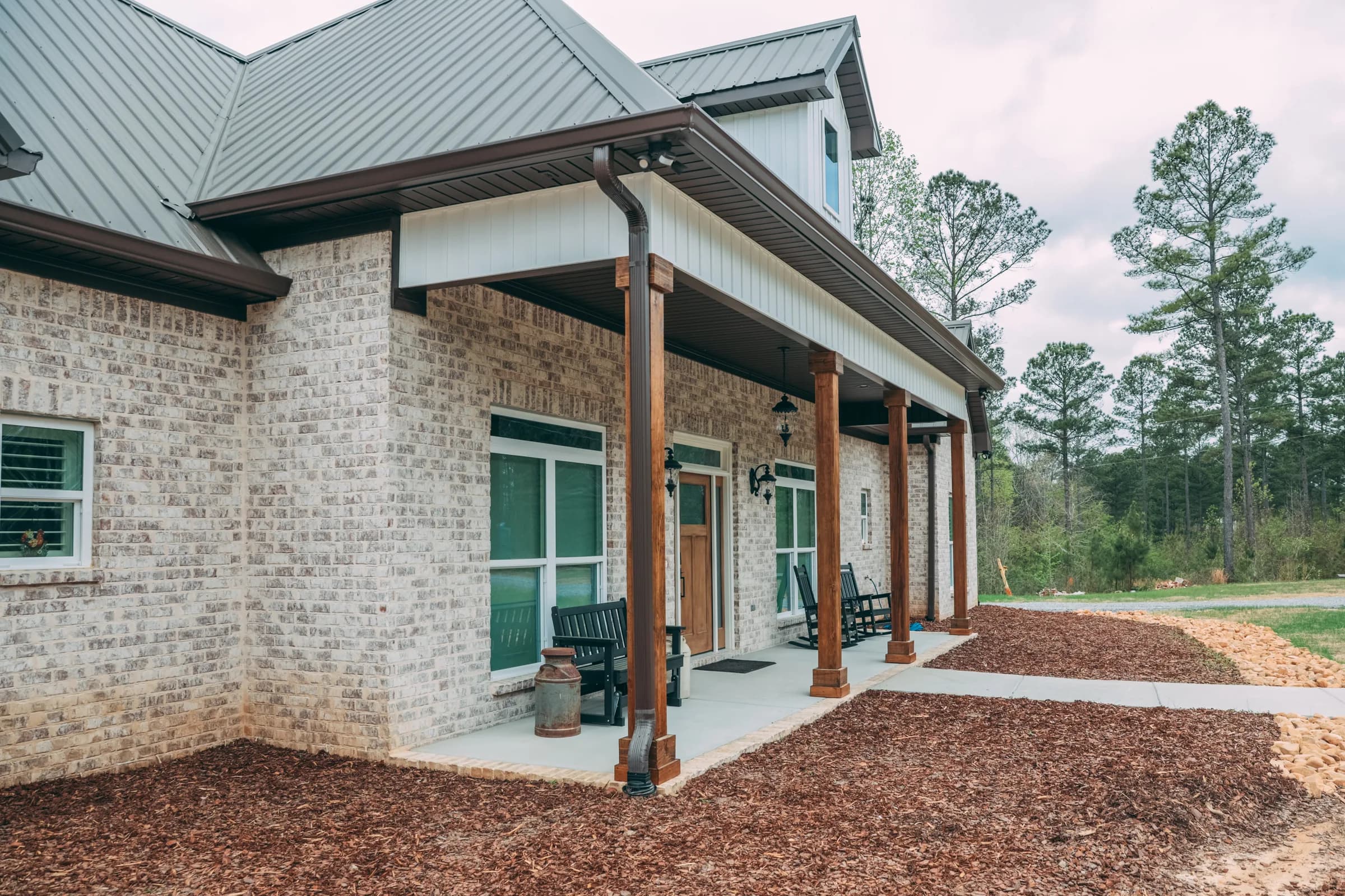 Waterstone Companies outdoor living project — custom deck and patio in East Alabama