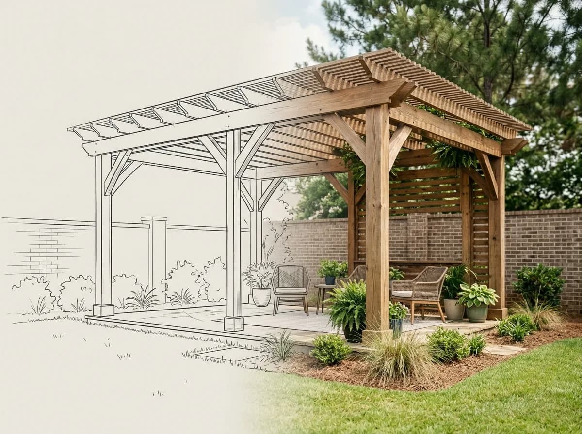 Waterstone designer presenting a project quote and material selections to East Alabama homeowners