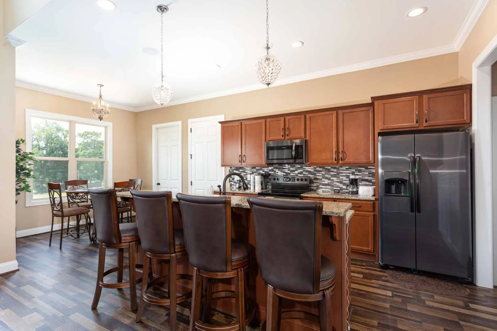 Rear view of a custom Waterstone Homes build in Odenville, AL