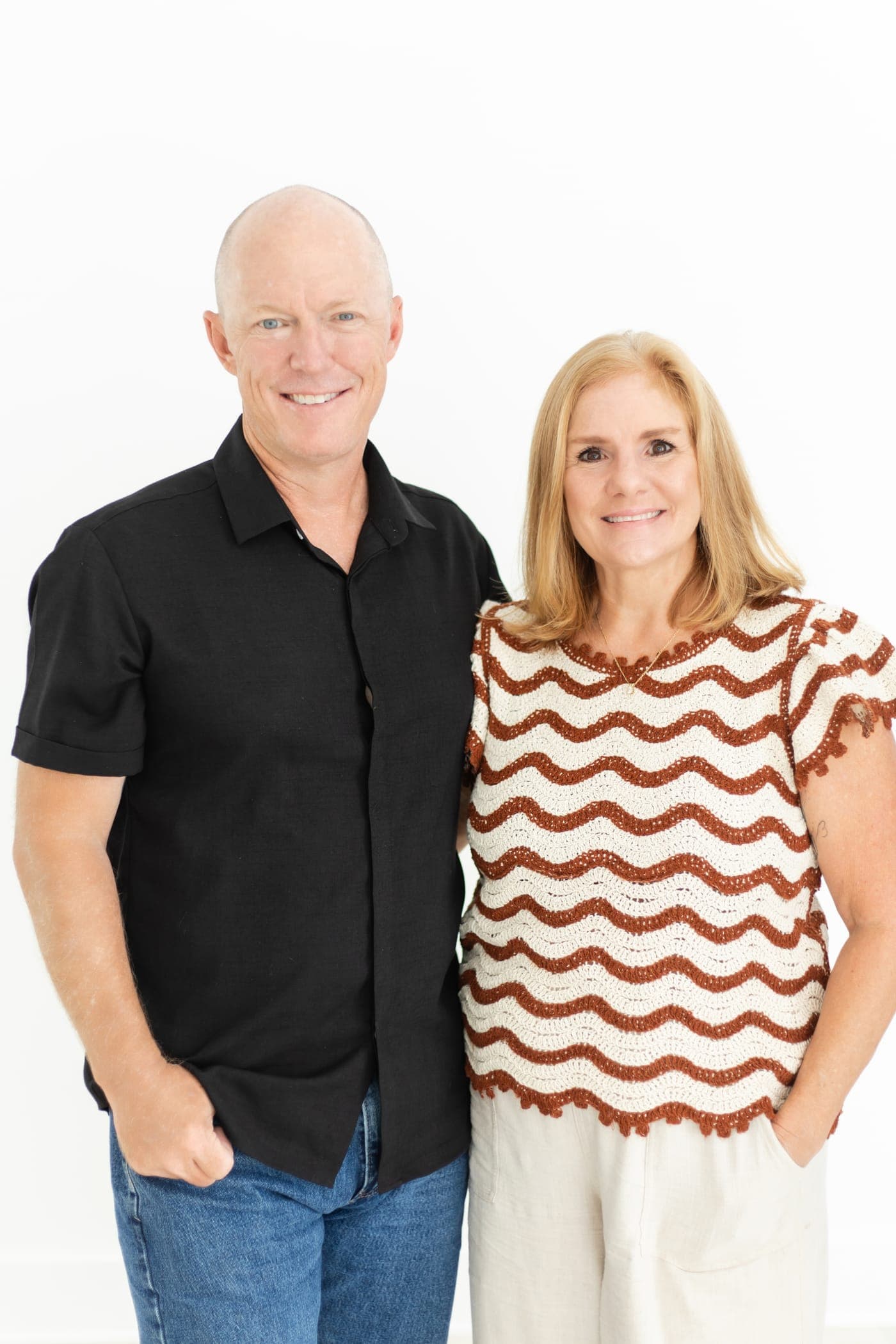 Erik Himert, Project Manager at Waterstone Homes, with his wife